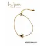 By Jam armband met hart en strass