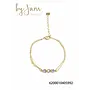 By Jam armband met drie stras stenen
