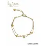 By Jam dubbele armband met klavertjes
