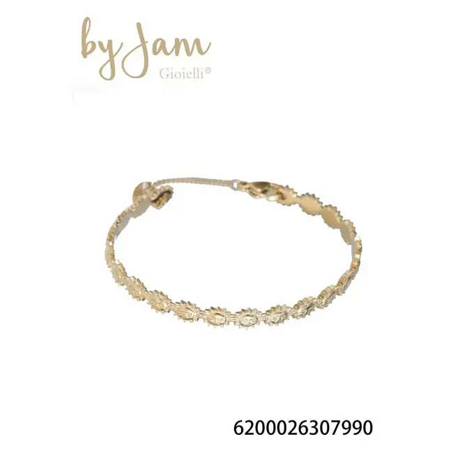 By Jam bangle met zonnetjes