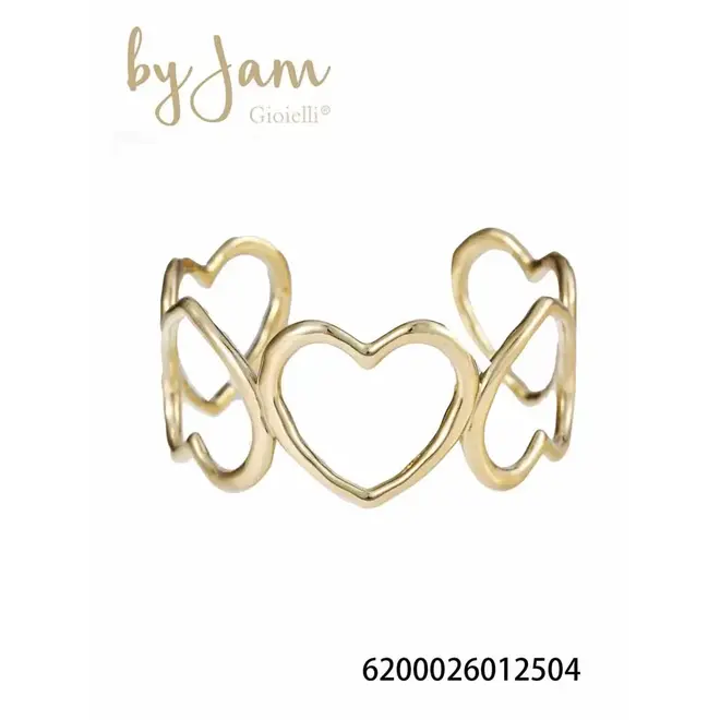 By Jam bangle grote open harten