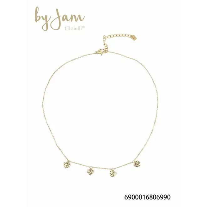By Jam Ketting met gehamerde hartjes