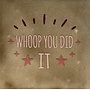 Tegel whoop you did it nieuw taupe/nude roze(cherry-taupe)