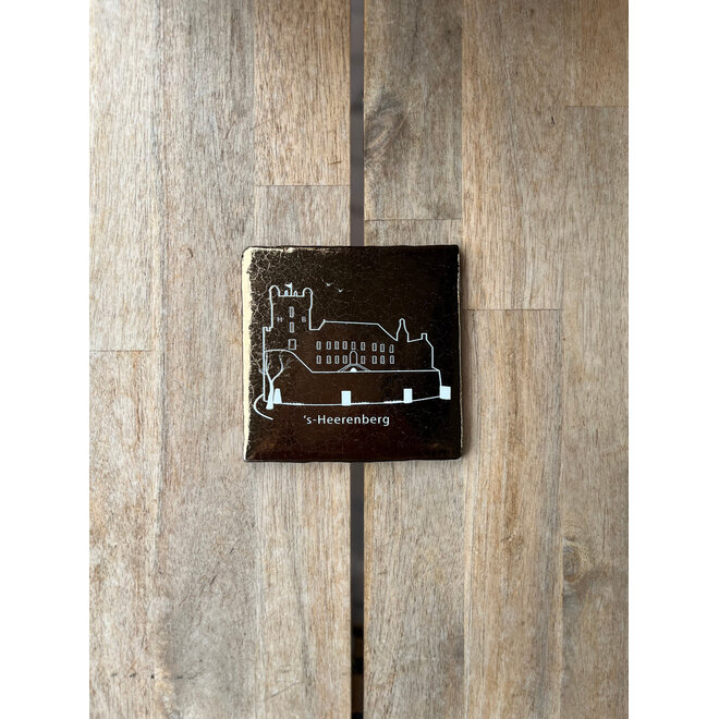 Tegel 'Kasteel Huis Bergh' Goud/creme