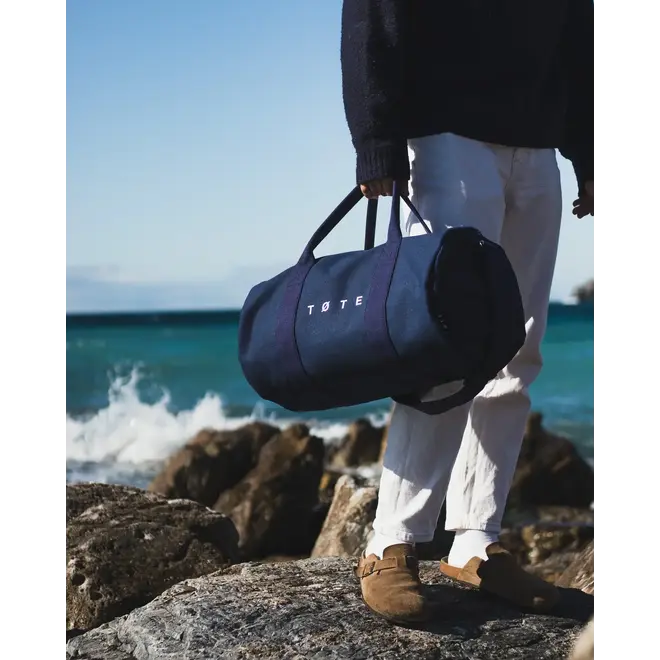 Navy Blue Duffel Bag