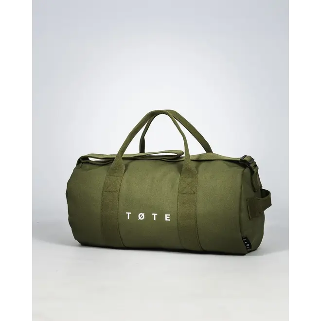 Khaki Green Duffel Bag