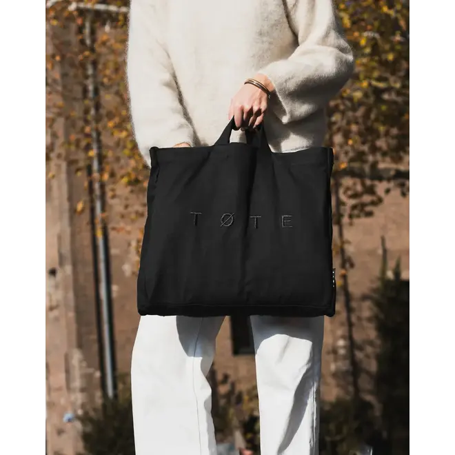 Black TØTE Bag | Stitched