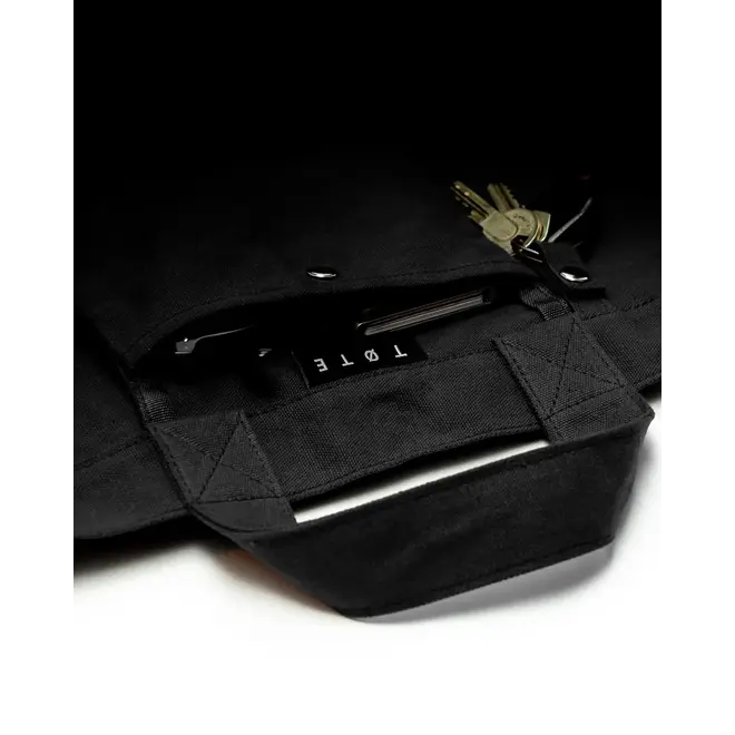 Black TØTE Bag | Stitched
