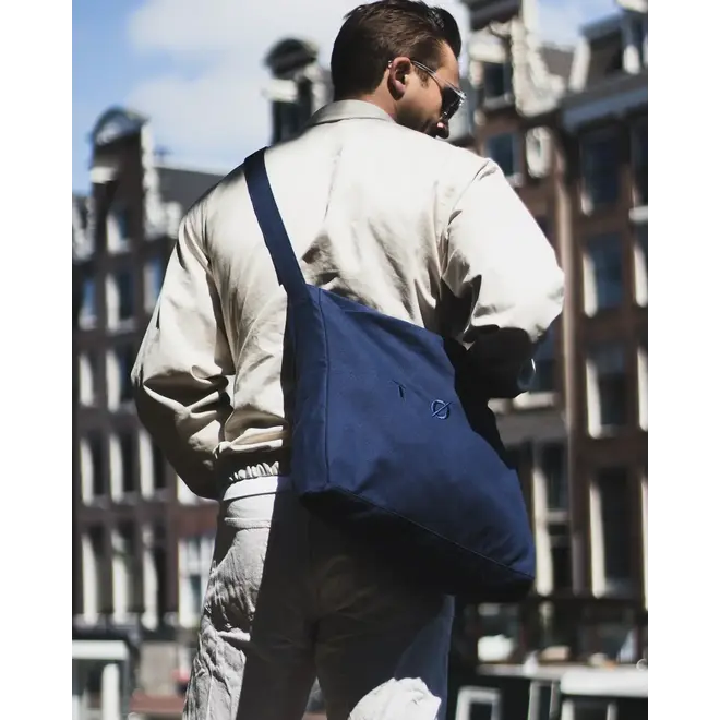Navy Blue TØTE Bag | Stitched