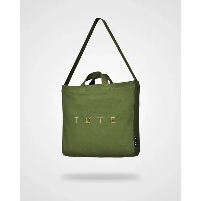 Khaki Green TØTE Bag | Stitched