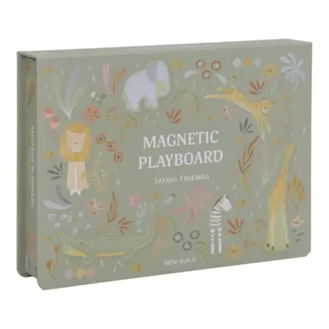 Magnetisch speelbord - Safari Friends