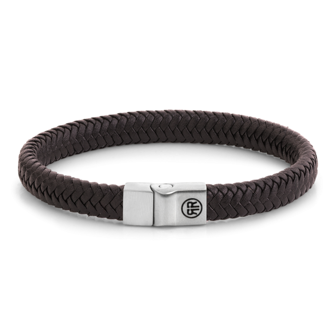 Full Metal Leather - Full Metal Herringbone 9mm Brown Matt L