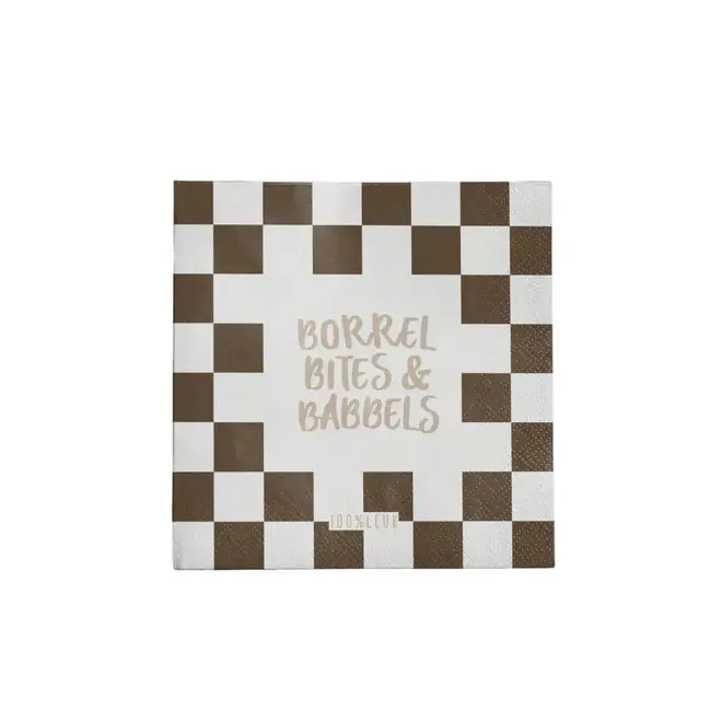 Servetten – Borrel bites & babbels