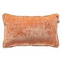 LEWY - sierkussen 30x50 cm - glansvelours - Brandied Melon - oranje