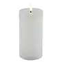 Stompkaars rustiek Ø7,5CM x H15CM LED Wit