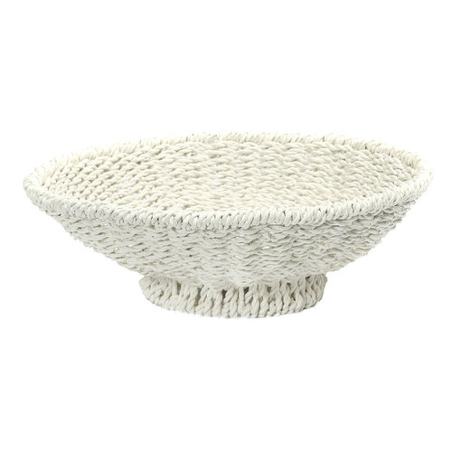 Bazar Bizar The Porto Seagrass Bowl - White - 38 cm Bazar Bizar The Porto Seagrass Bowl - White - 38 cm