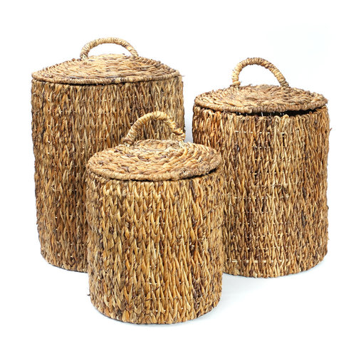 Bazar Bizar The Banana Laundry Baskets - Natural - SET3 Bazar Bizar The Banana Laundry Baskets - Natural - SET3
