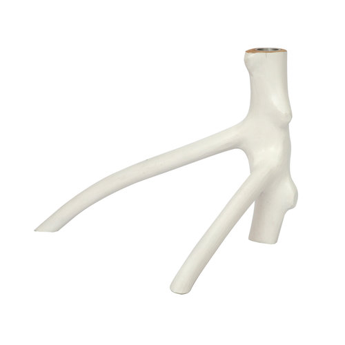 Bazar Bizar Triple Twig Kynttilänjalka - Valkoinen - 20 cm Bazar Bizar Triple Twig Kynttilänjalka - Valkoinen - 20 cm