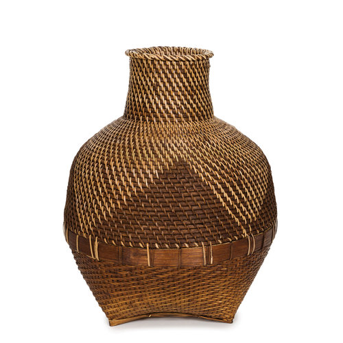 Bazar Bizar The Colonial Vase - Natural Brown