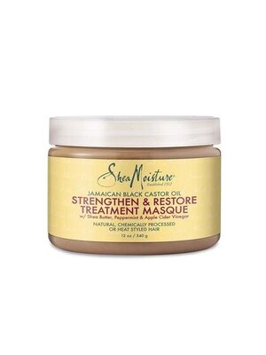 Shea Moisture SHEA MOISTURE JAMAICAN BLACK CASTOR STRENGTHEN & RESTORE TREATMENT MASQUE 12 OZ