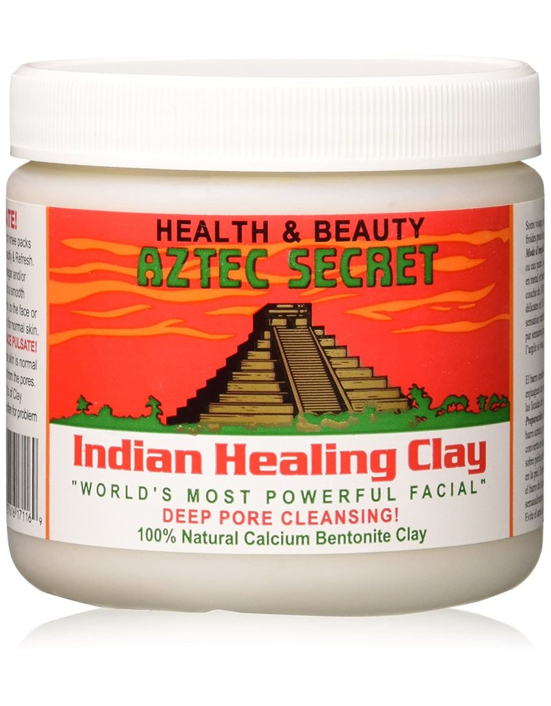 Aztec Secret Indian Healing Clay 454 G 100 Natural Bentonite Clay Crown Blue Cosmetics