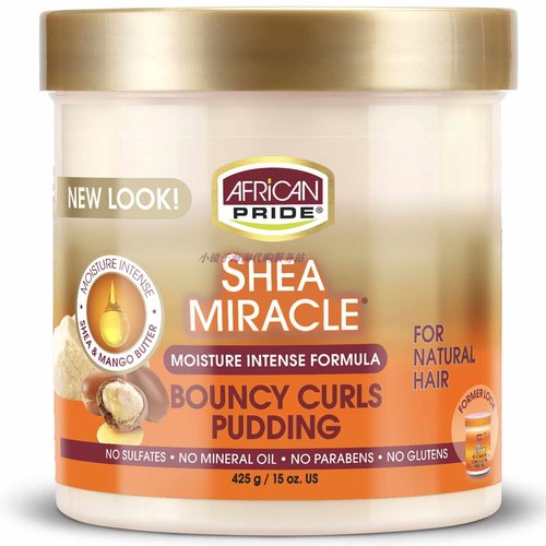 African Pride AFRICAN PRIDE SHEA BUTTER MIRACLE BOUNCY CURLS PUDDING 15 OZ