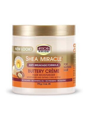 African Pride AFRICAN PRIDE SHEA BUTTER MIRACLE BUTTERY CREME 6 OZ