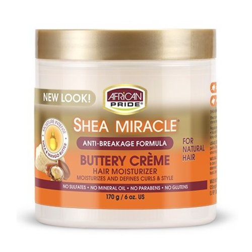 African Pride AFRICAN PRIDE SHEA BUTTER MIRACLE BUTTERY CREME 6 OZ