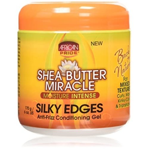 African Pride AFRICAN PRIDE SHEA BUTTER MIRACLE SILKY EDGES 6 OZ