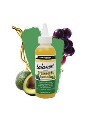 Aunt Jackie's AUNT JACKIES OIL BLENDS BALANCE GRAPESEED & AVOCADO 4 OZ