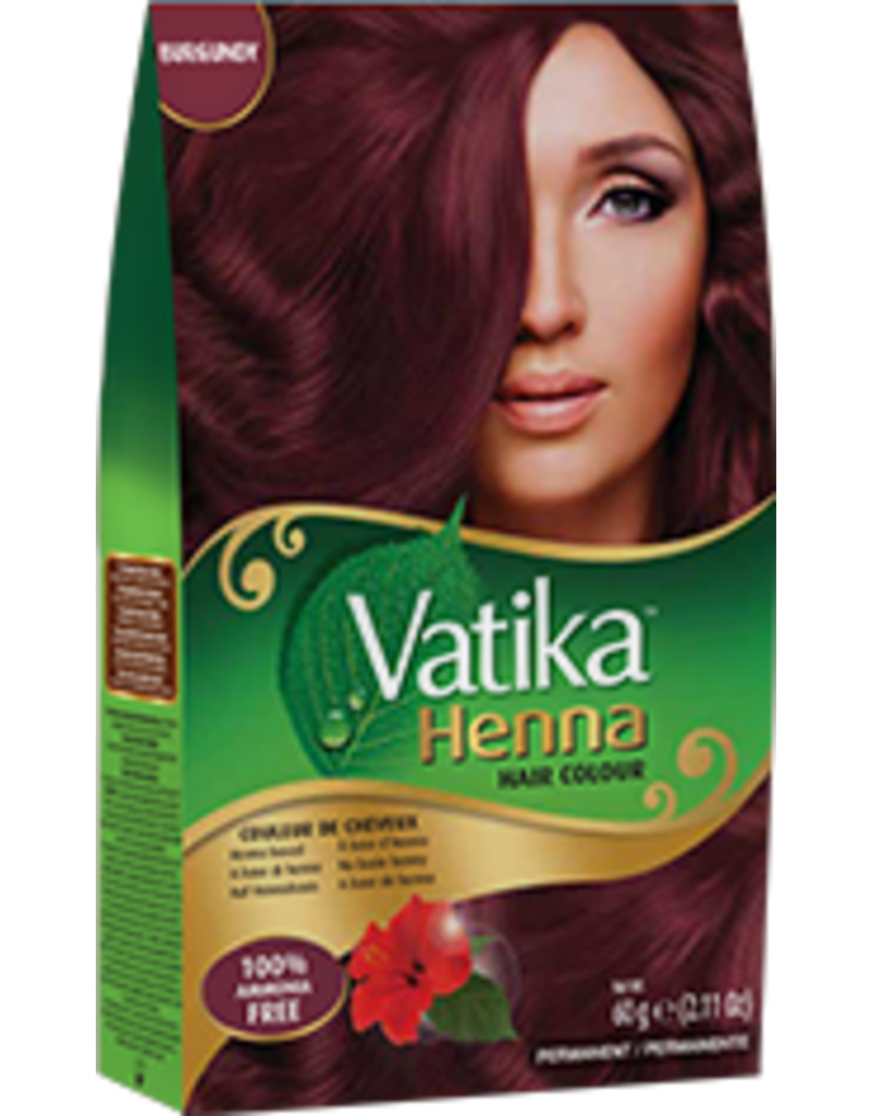 Dabur Dabur Vatika Henna Hair Colour Burgundy 3 6 Crown Blue Cosmetics