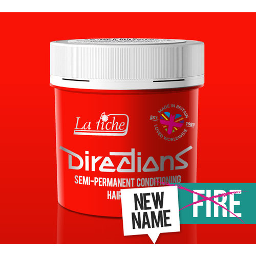 La Rich'e DIRECTIONS FIRE - NOW NEON RED!! 88 ML La Rich'e DIRECTIONS FIRE - NOW NEON RED!! 88 ML