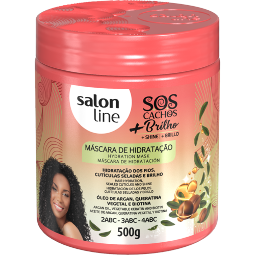 Salon Line SALON LINE SOS HYDRATION MASK + SHINE 500 GR Salon Line SALON LINE SOS HYDRATION MASK + SHINE 500 GR