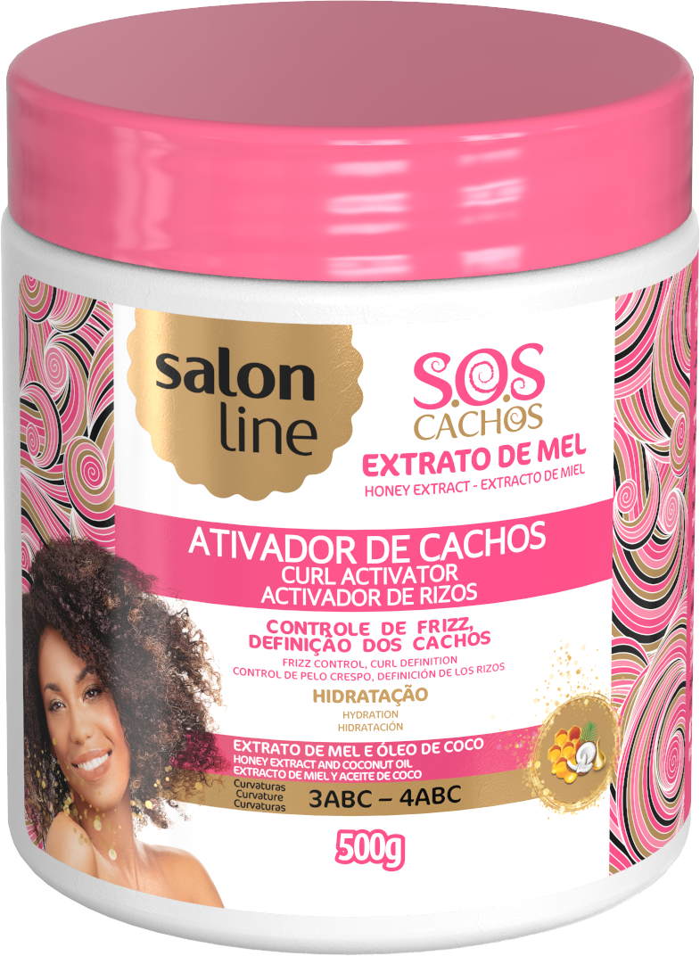 Salon Line Sos Curl Activator Honey Extract 500 Gr Crown Blue Cosmetics
