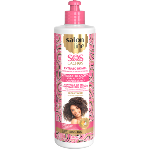 Salon Line Sos Curl Activator Honey Extract 500 Ml Crown Blue Cosmetics