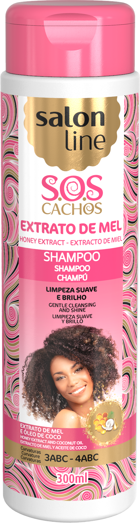 Salon Line Sos Shampoo Honey Extract 300 Ml Crown Blue Cosmetics
