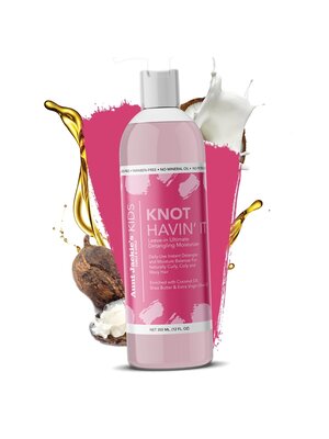 Aunt Jackie's AUNT JACKIES GIRLS KNOT HAVIN IT LEAVE IN DETANGLING MOISTURIZER 12 OZ