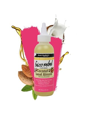 Aunt Jackie's AUNT JACKIES OIL BLENDS FRIZZ REBEL (COCONUT & SWEET ALMOND OIL) 4 OZ