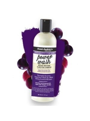 Aunt Jackie's AUNT JACKIES GRAPESEED POWER WASH CLARIFYING SHAMPOO 12 OZ