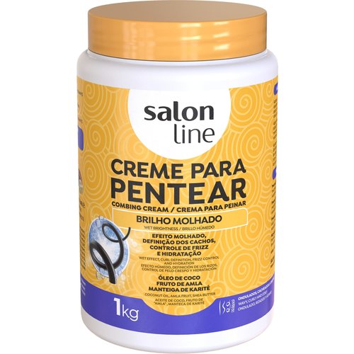 Salon Line SALON LINE COMBING CREAM WET BRIGHTNESS 1 KG Salon Line SALON LINE COMBING CREAM WET BRIGHTNESS 1 KG