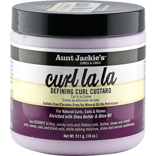 Aunt Jackies AUNT JACKIES CURL LA LA DEFINING CURLING CUSTARD 18 OZ (BONUS) Aunt Jackies AUNT JACKIES CURL LA LA DEFINING CURLING CUSTARD 18 OZ (BONUS)
