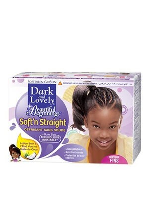 Dark & Lovely BEAUTIFUL BEGINNINGS KIDS RELAXER KIT  SUPER