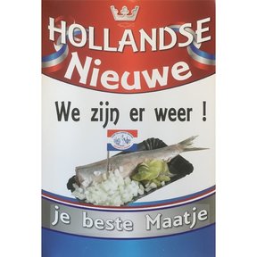 Poster Hollandse Nieuwe (Je beste maatje)