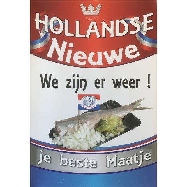 Poster Hollandse Nieuwe (Je beste maatje)