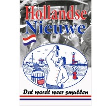 Poster (Hollandse nieuwe haringhapper)