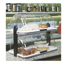 Roll top vitrine dubbel