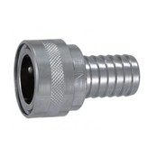 NITO 3/4 messing verchroomde koppeling met ¾ tule.