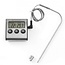 Hendi Braadthermometer/timer 0-300 graden