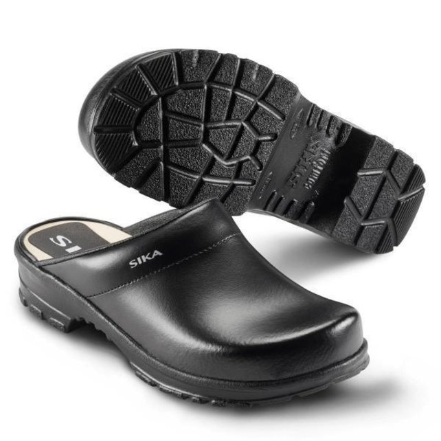 Klompen Sika open hiel hout art. 149