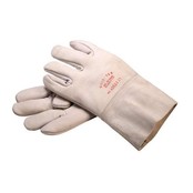 Diepvrieshandschoenen leder korte kap